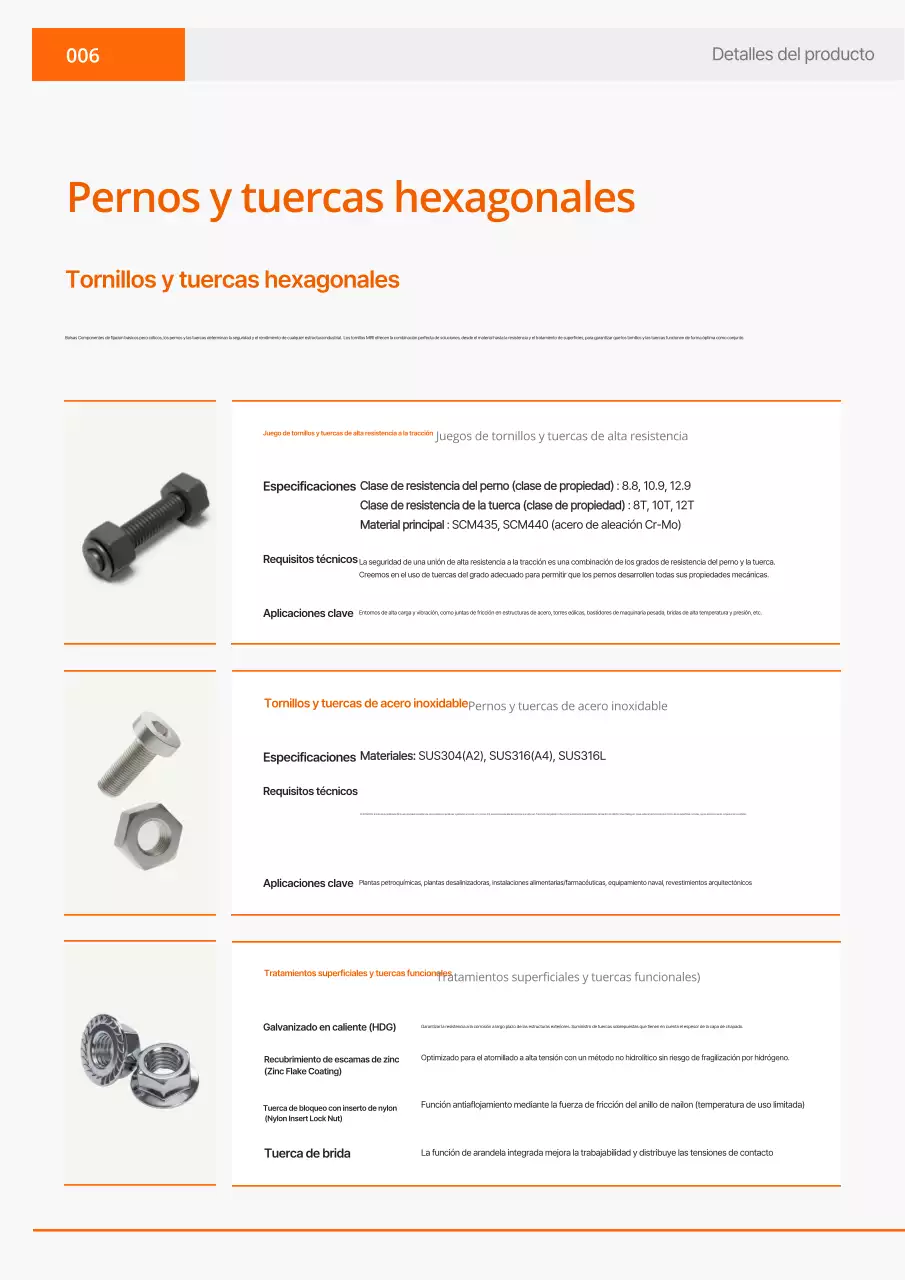 Catálogo Industrial Simple Naranja