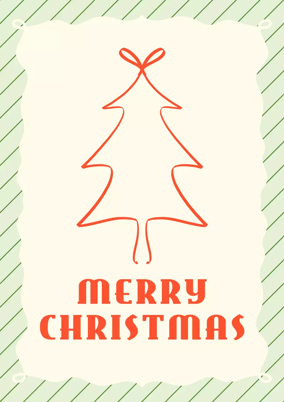 Red Coquette Christmas Greeting