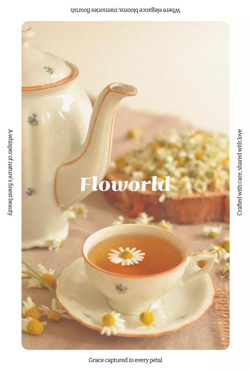 봄 향기를 담은 티타임 디자인