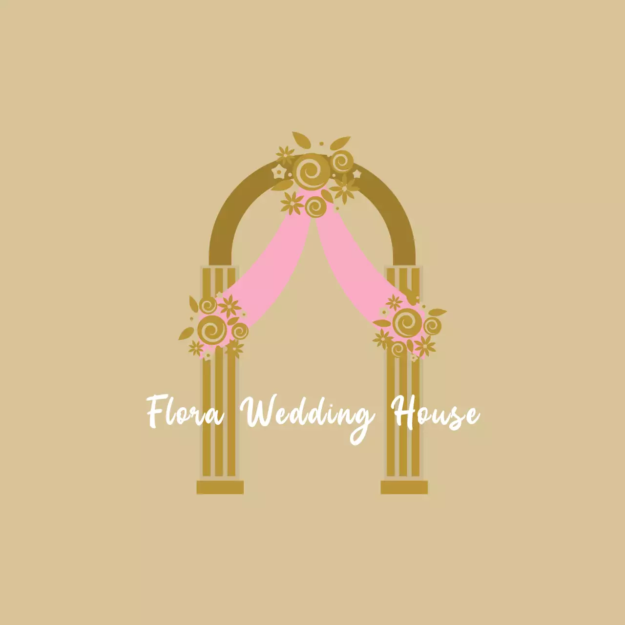 베이지 심플 결혼 웨딩홀 홍보