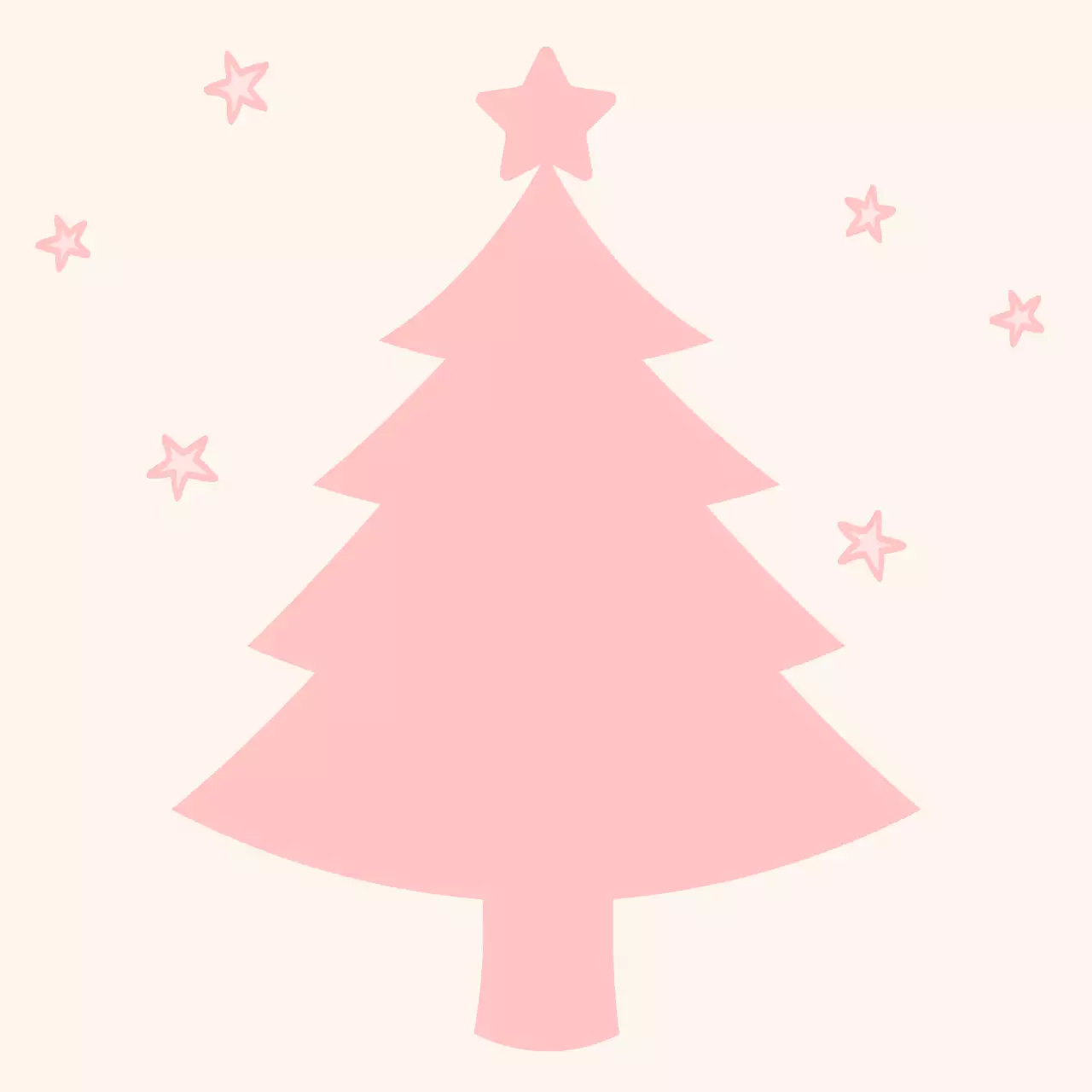 핑크 심플 크리스마스 문구