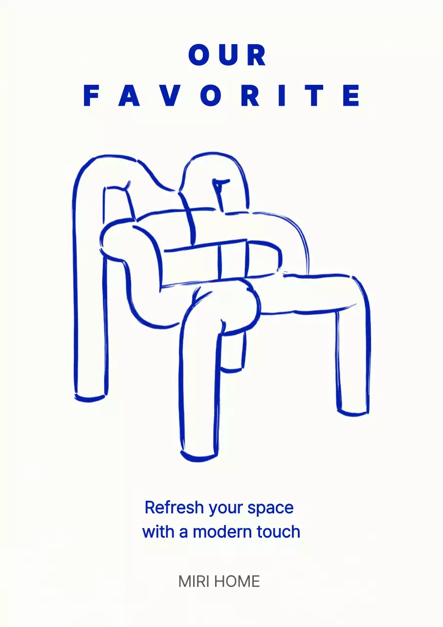 흰색 모던 인테리어 광고