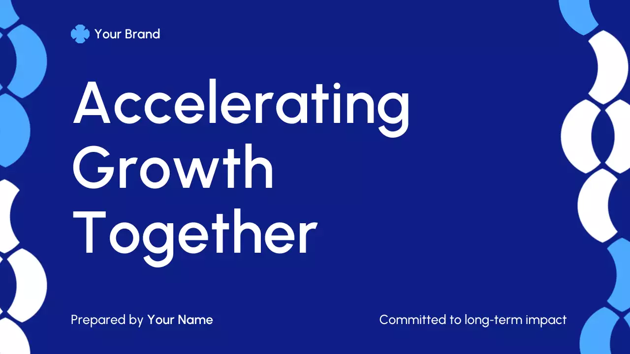 Blue Modern Sales Insights