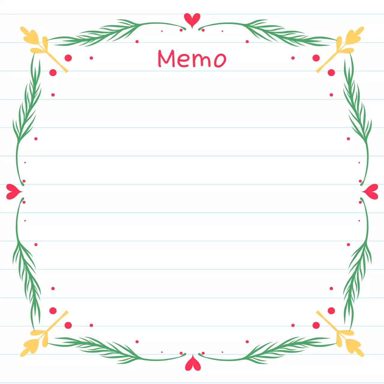 Desain Alat Tulis Liburan Meriah yang Berwarna-warni