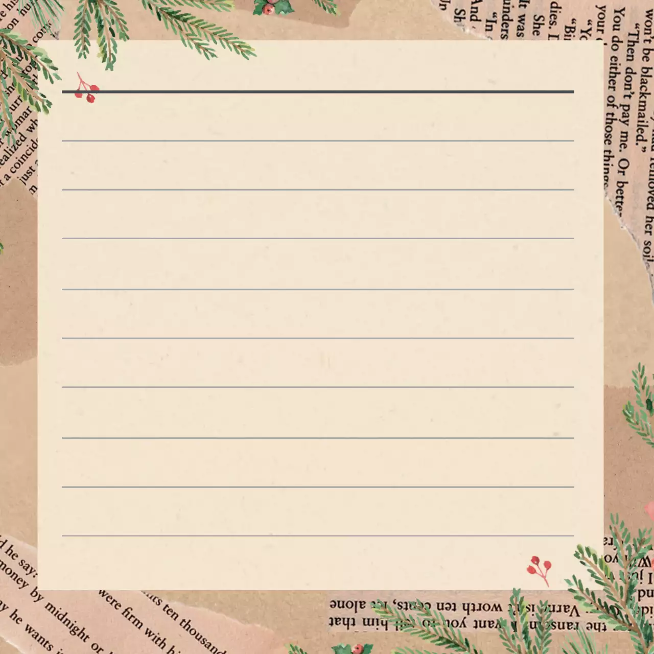 심플한 크라프트 종이