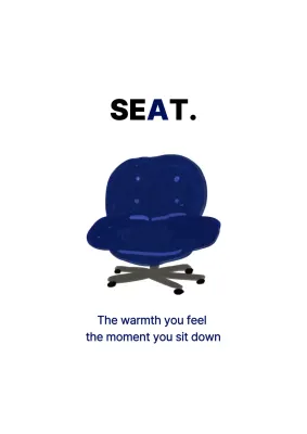 파랑 모던 가구 광고