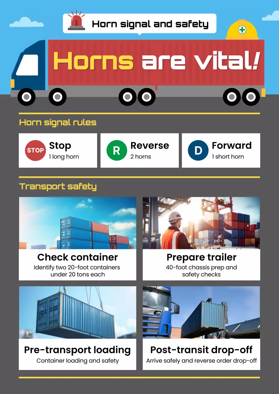 Blue Simple Safety Guidelines