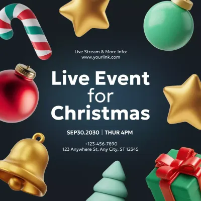 Colorful Modern Holiday Promotion Instagram Post