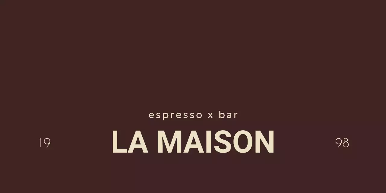 茶色 シンプル カフェ ロゴ 包装