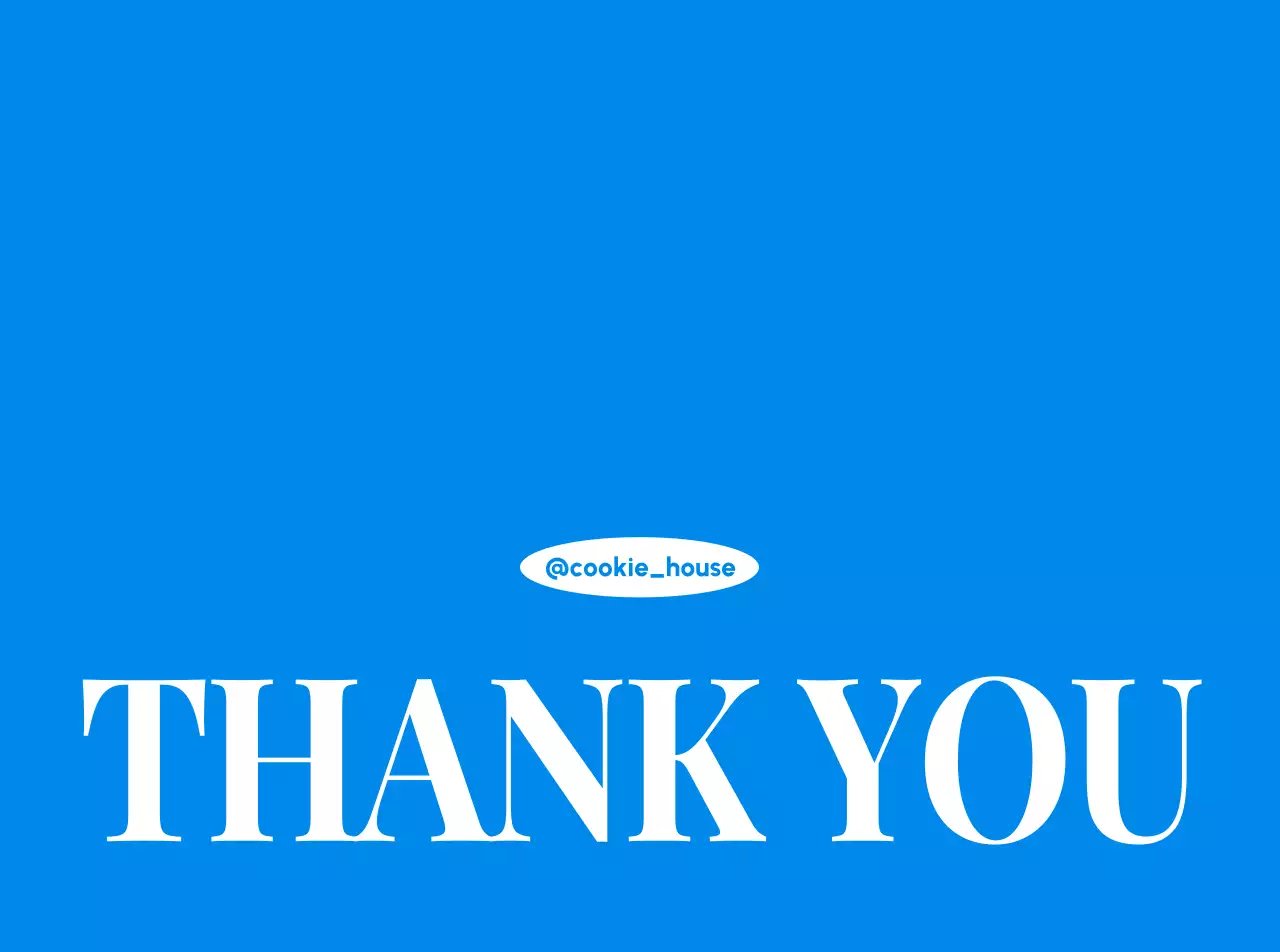 青 シンプル クッキー カフェ ロゴ 包装