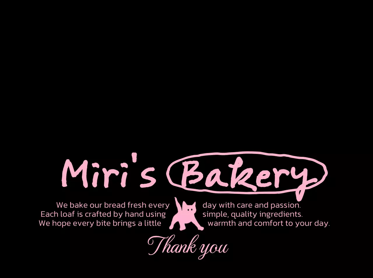 黒 かわいい ベーカリー カフェ ロゴ 包装