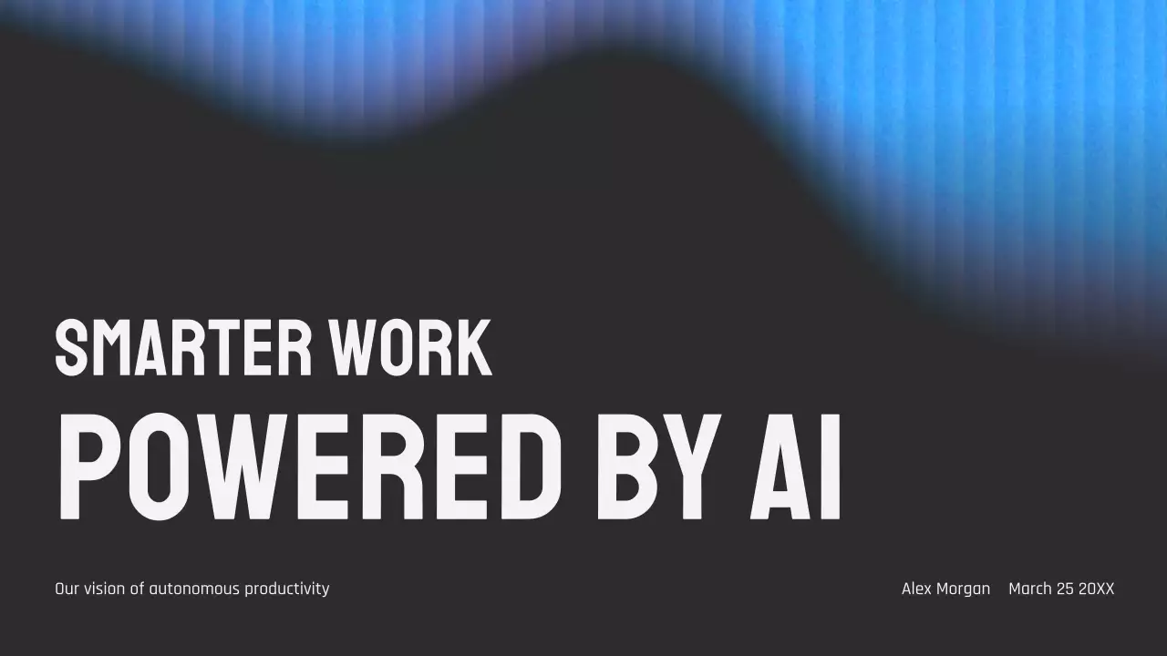 Black Modern Ai Tech Presentation