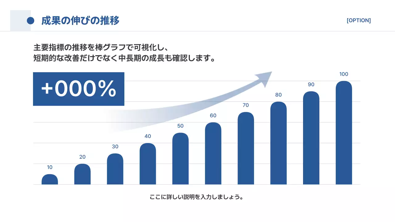 青 シンプル ビジネス 提案書