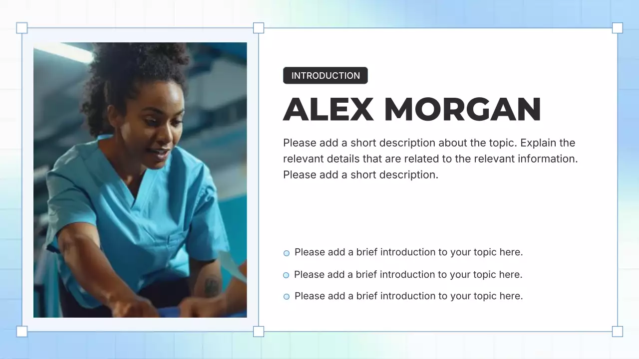 Blue Modern Health Tech Presentation