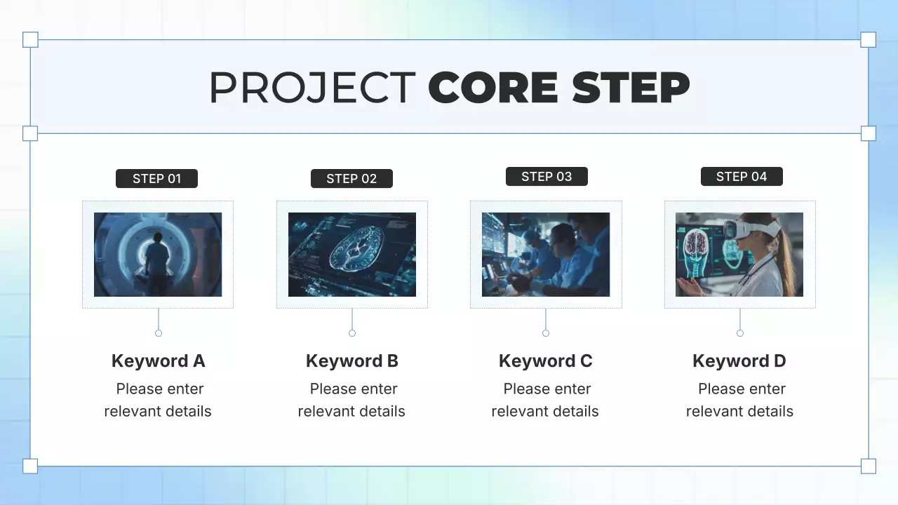 Blue Modern Health Tech Presentation