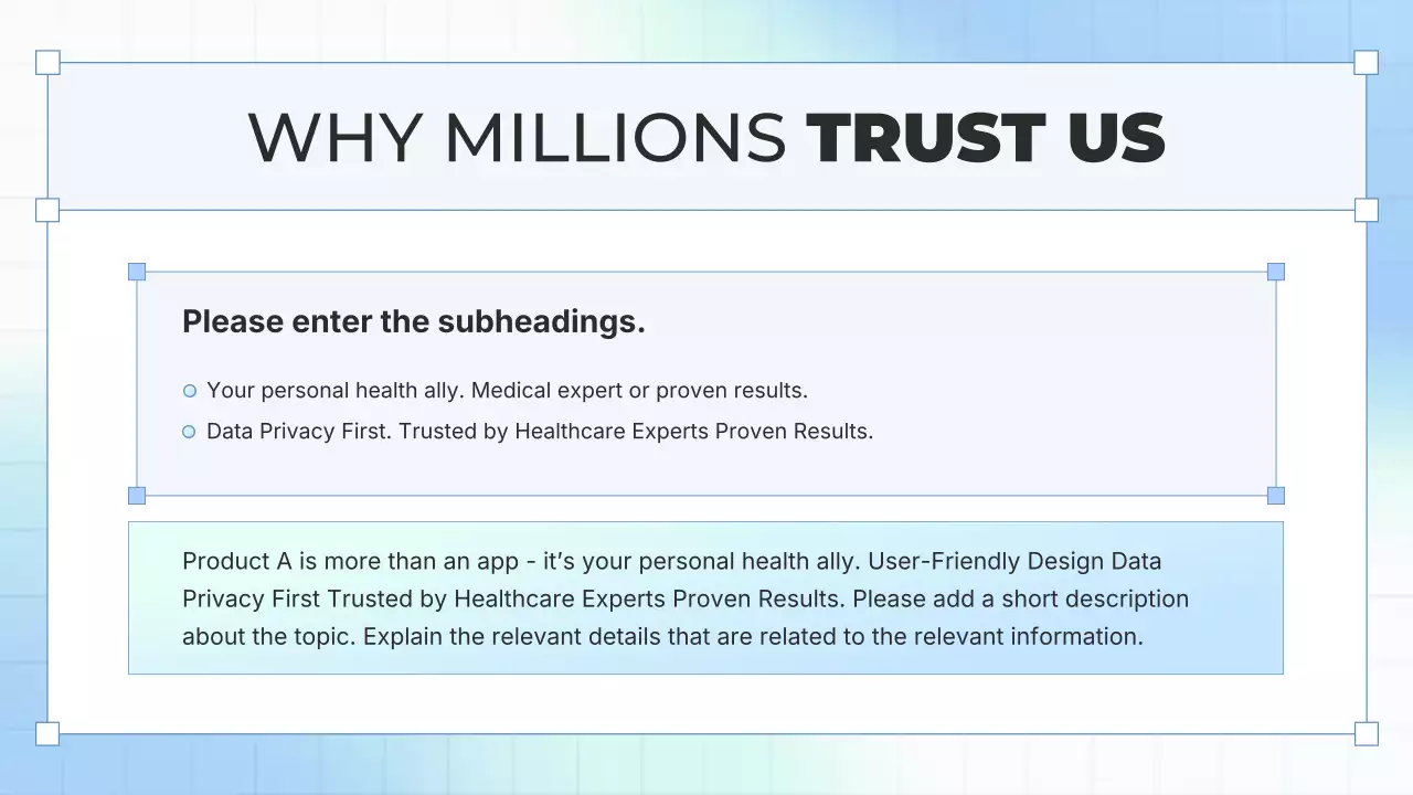 Blue Modern Health Tech Presentation