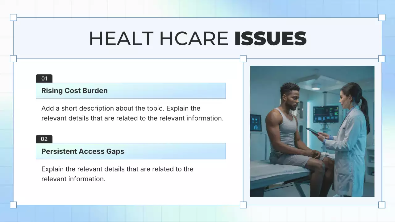 Blue Modern Health Tech Presentation