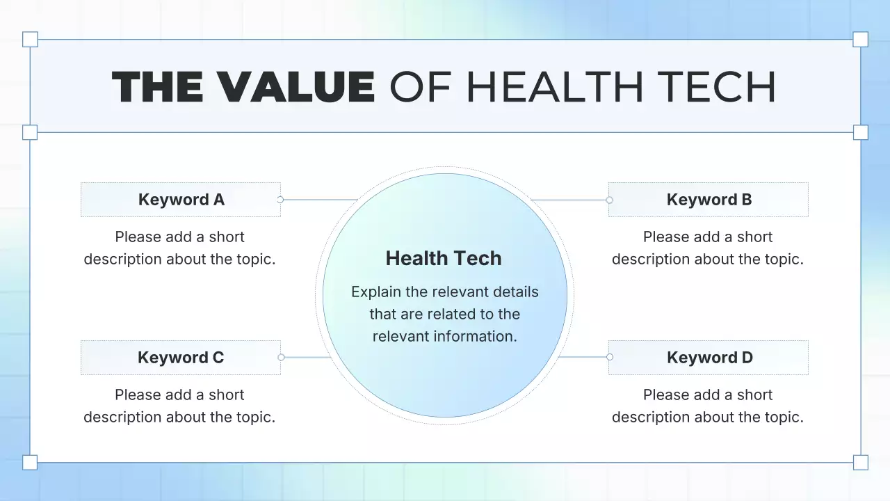 Blue Modern Health Tech Presentation