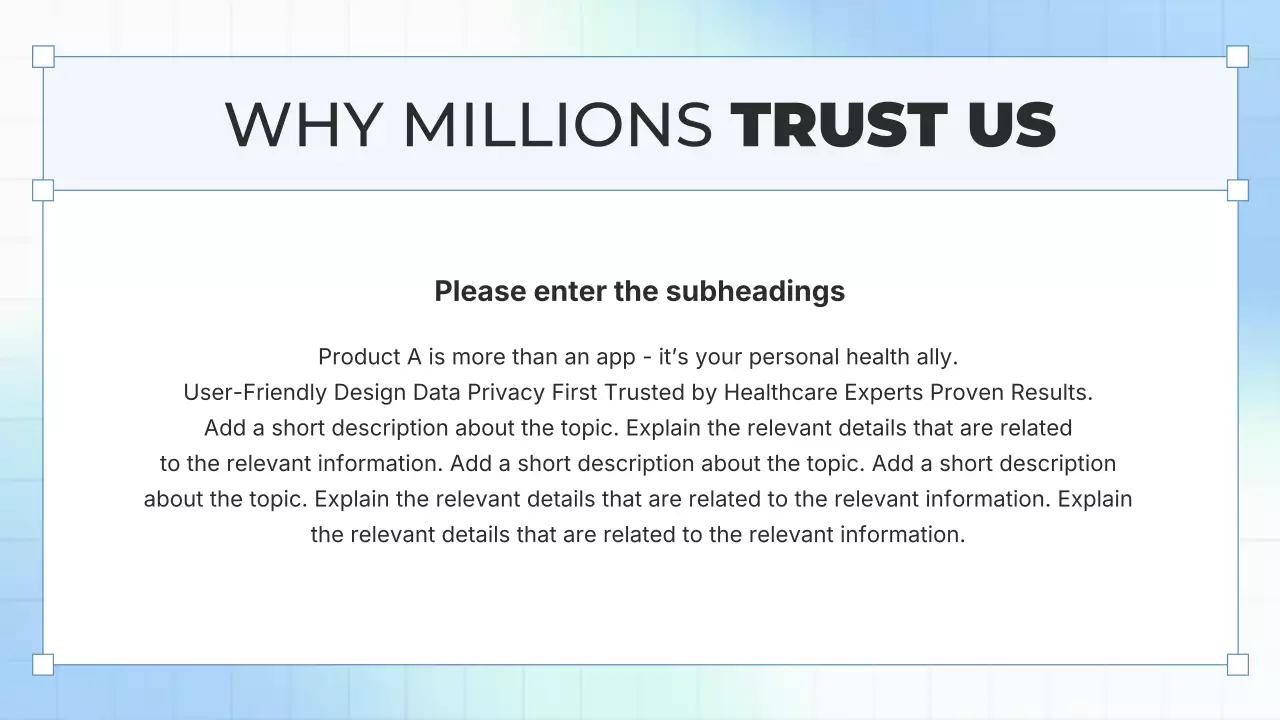 Blue Modern Health Tech Presentation