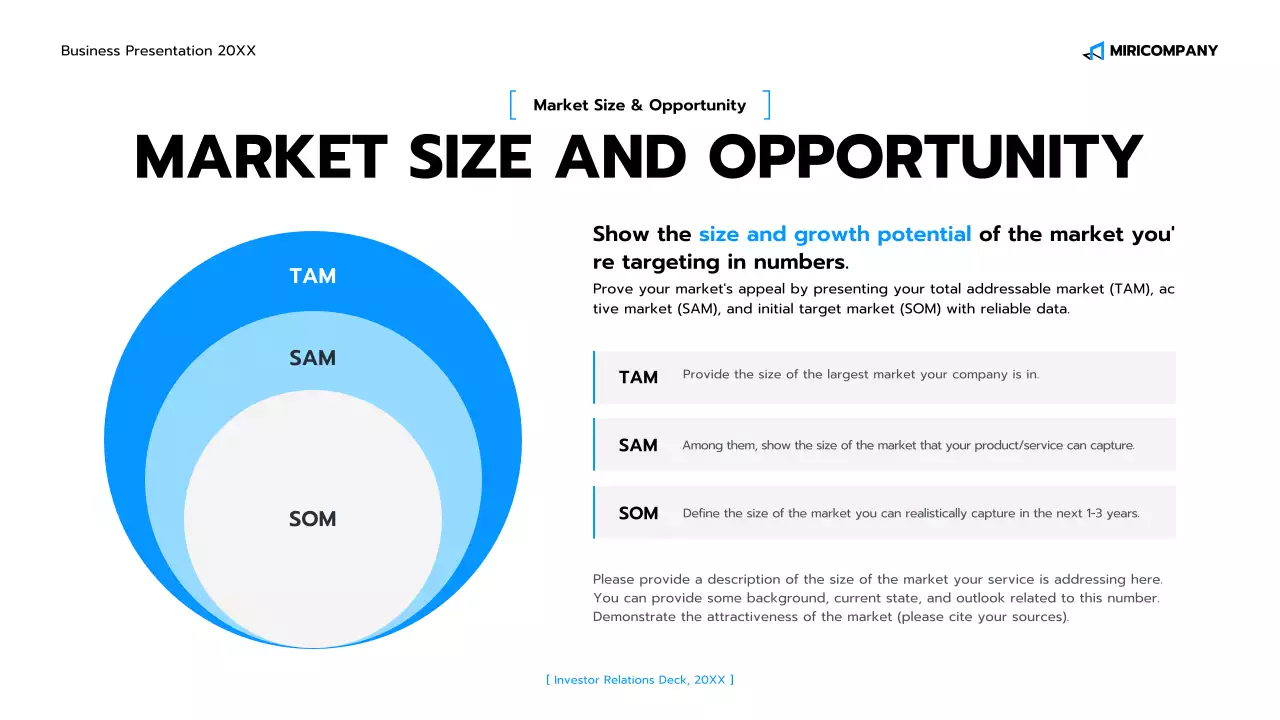 presentasi bisnis modern biru