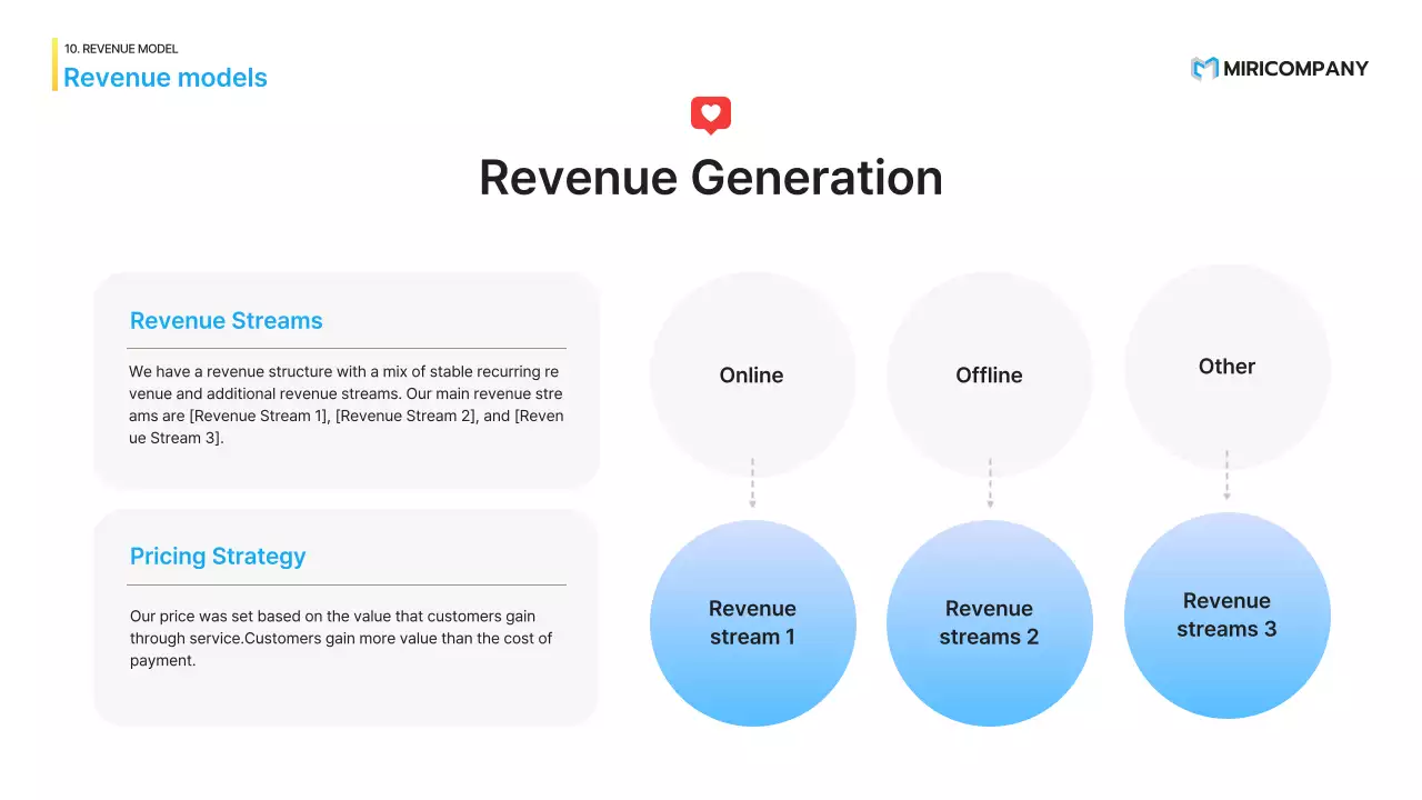 presentasi startup modern biru