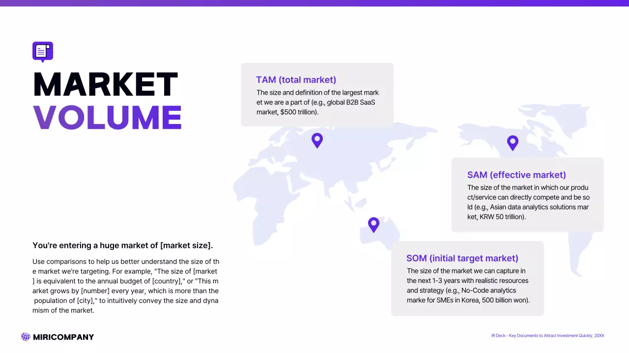 보라색 모던 스타트업 프레젠테이션