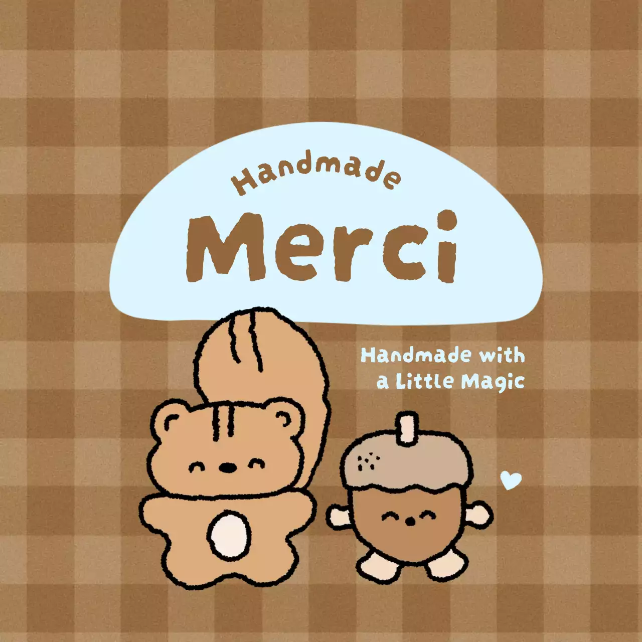 茶色 かわいい キャラクター シール