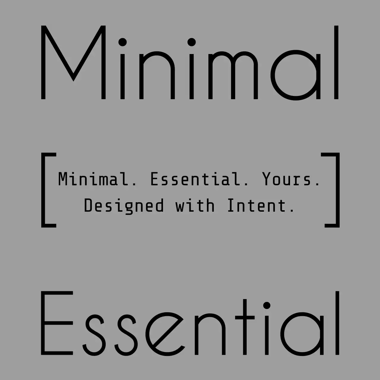 グレー シンプル デザイン ロゴ