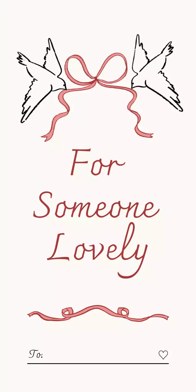 赤 かわいい ギフト ラベル