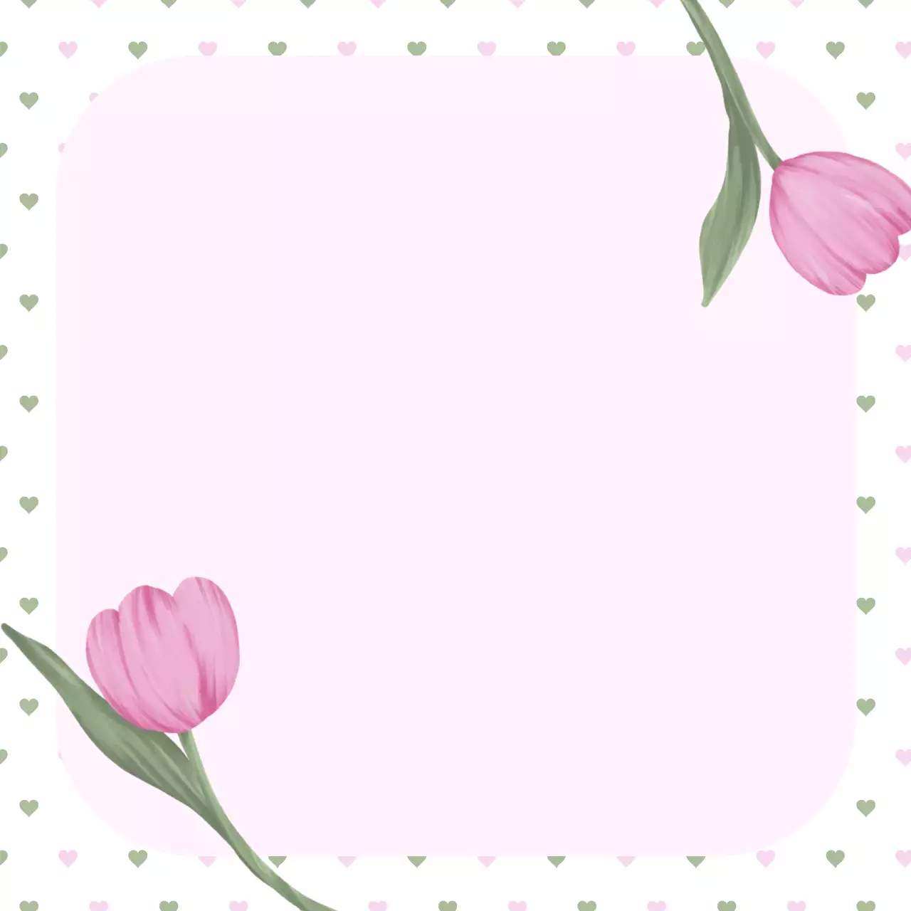 Desain Alat Tulis Tulip Merah Muda