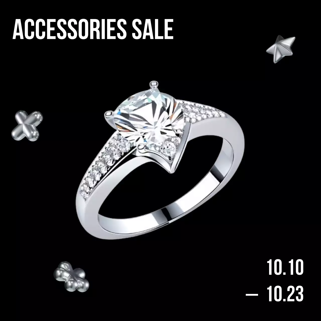 검정 고급 액세서리 광고