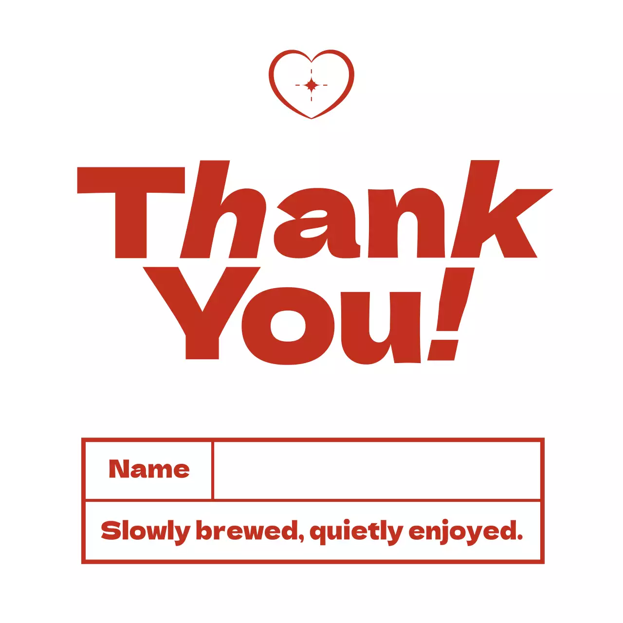 赤 シンプル 感謝 メッセージカード サンキュー