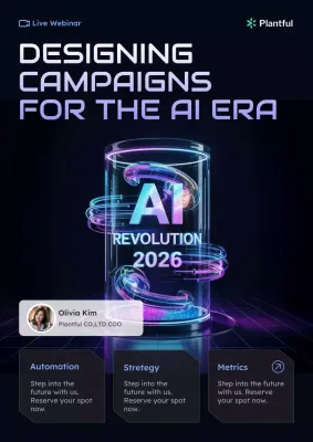 Purple Blue Futuristic AI Webinar Announcement