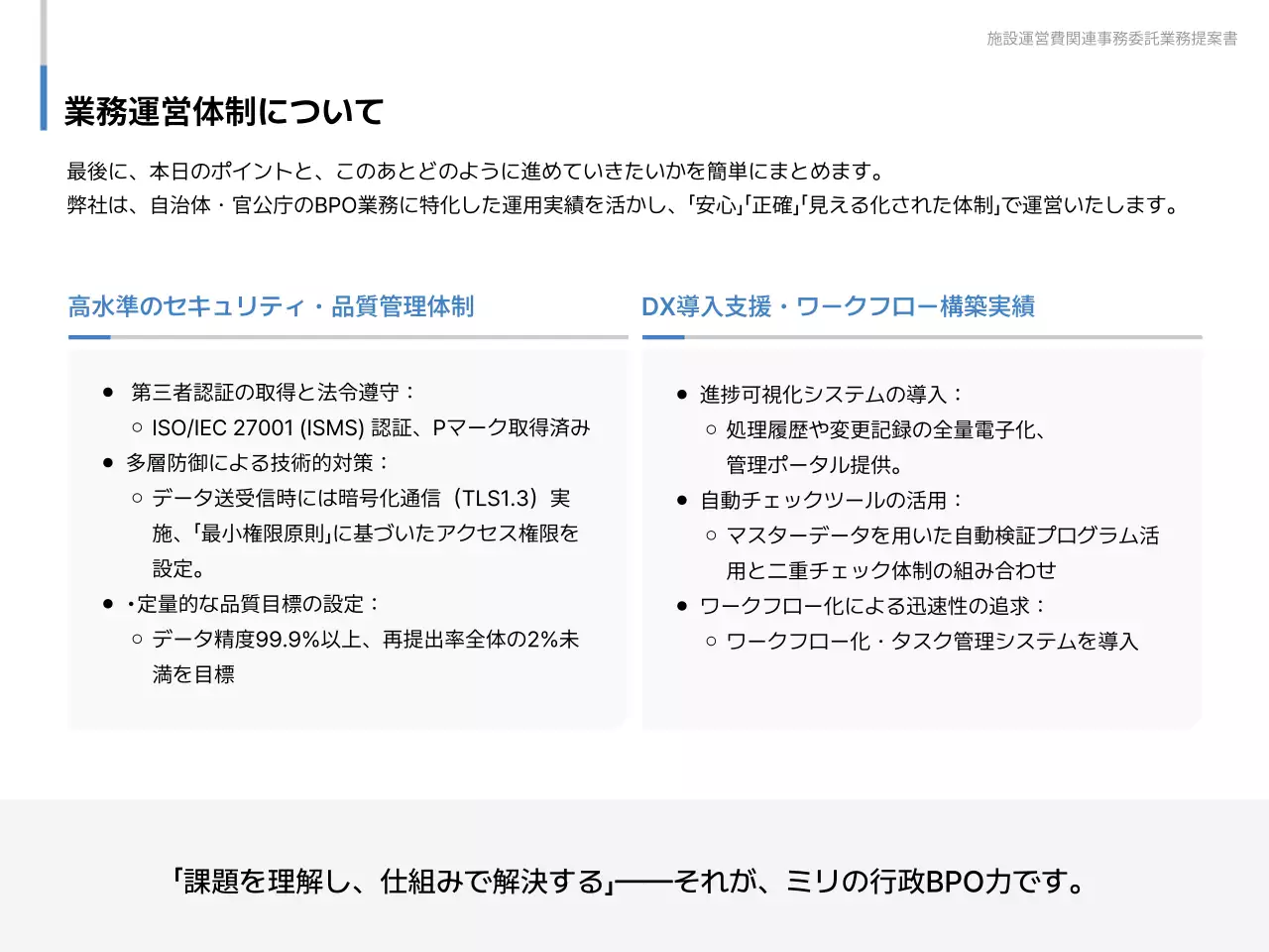 青 シンプル ビジネス 提案書