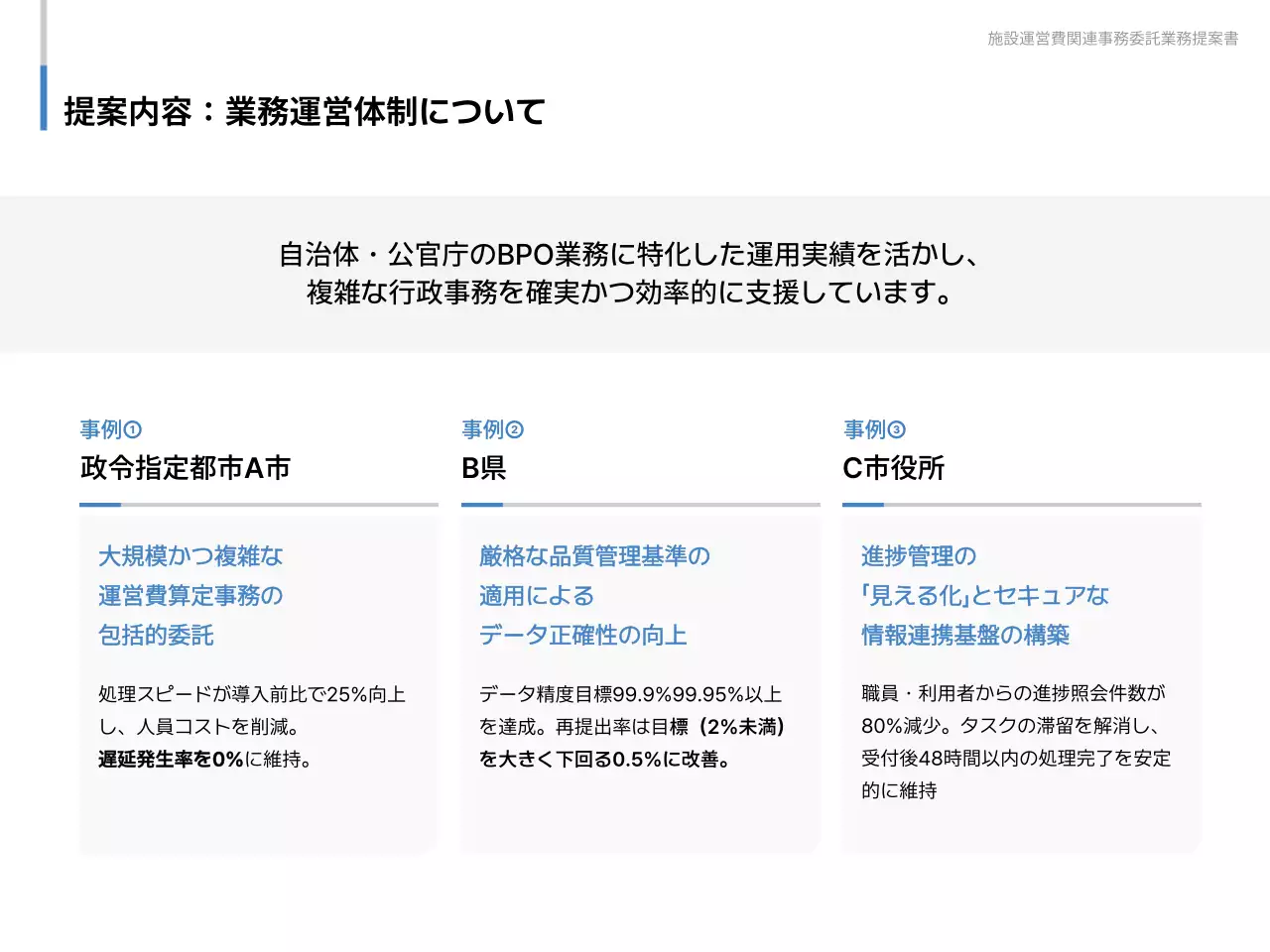 青 シンプル ビジネス 提案書