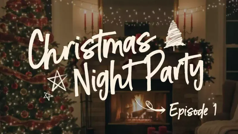 Red Festive Holiday Event YouTube Thumbnail