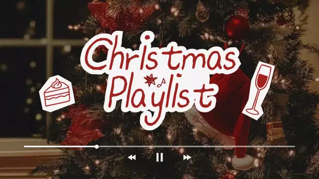 Red Festive Christmas Playlist Thumbnail