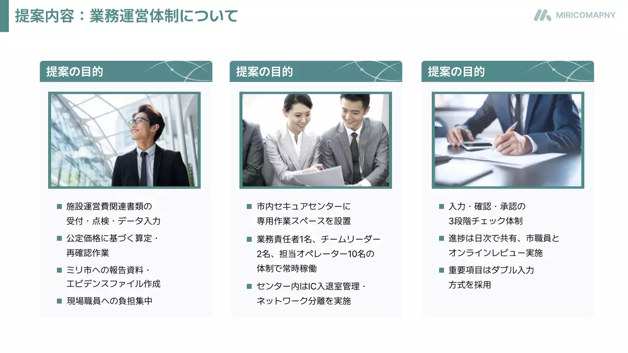 白 シンプル 提案書 企画書