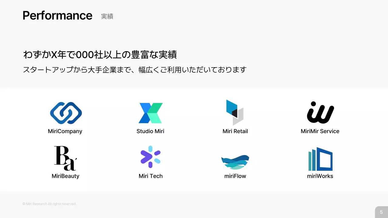 白シンプル 会社 会社案内  プレゼンテーション