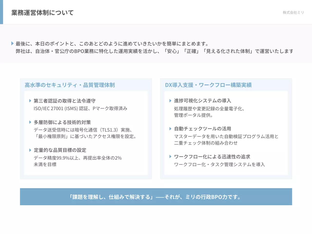 白 モダン 事務 提案書