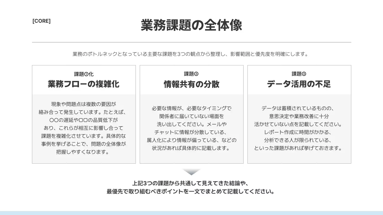 白 シンプル プレゼンテーション 提案書