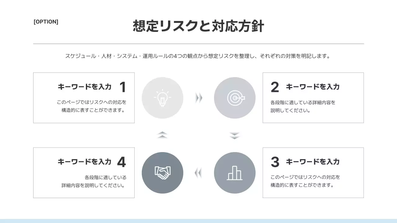 白 シンプル プレゼンテーション 提案書