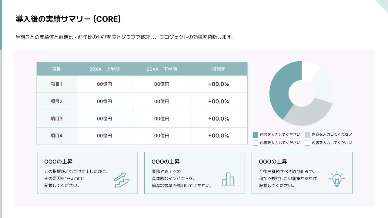 白 シンプル ビジネス 提案書