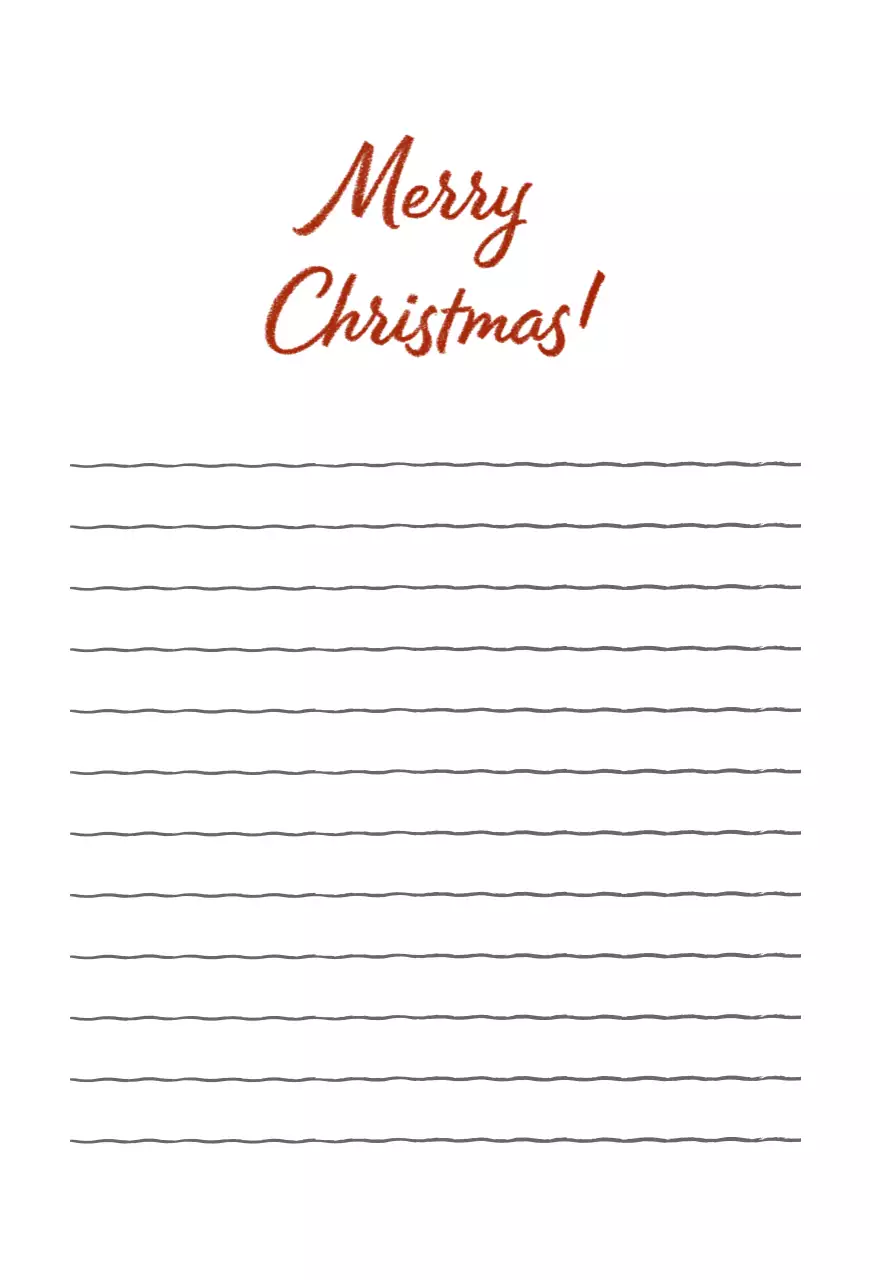 빨강 심플 크리스마스 기념