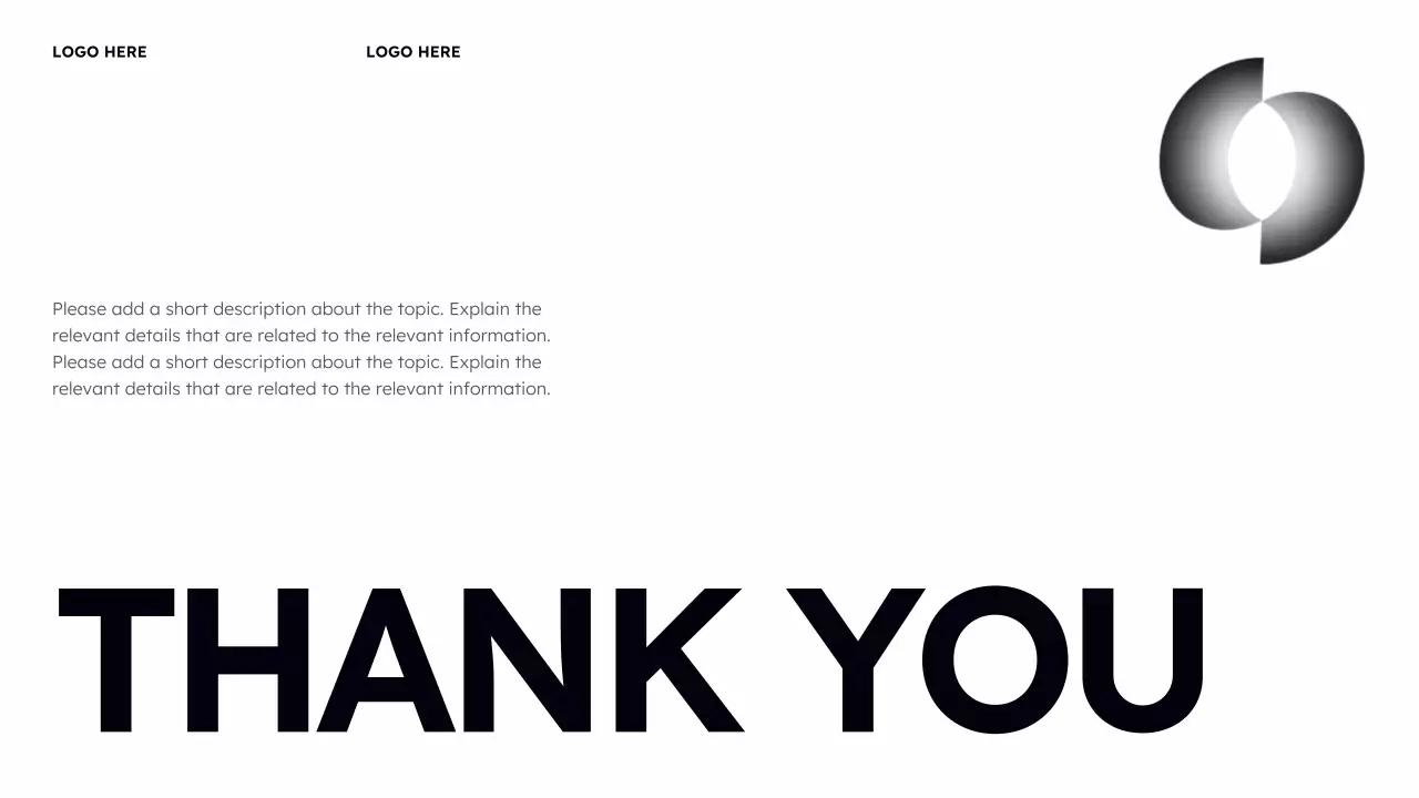 Black And White Simple Tech Presentation