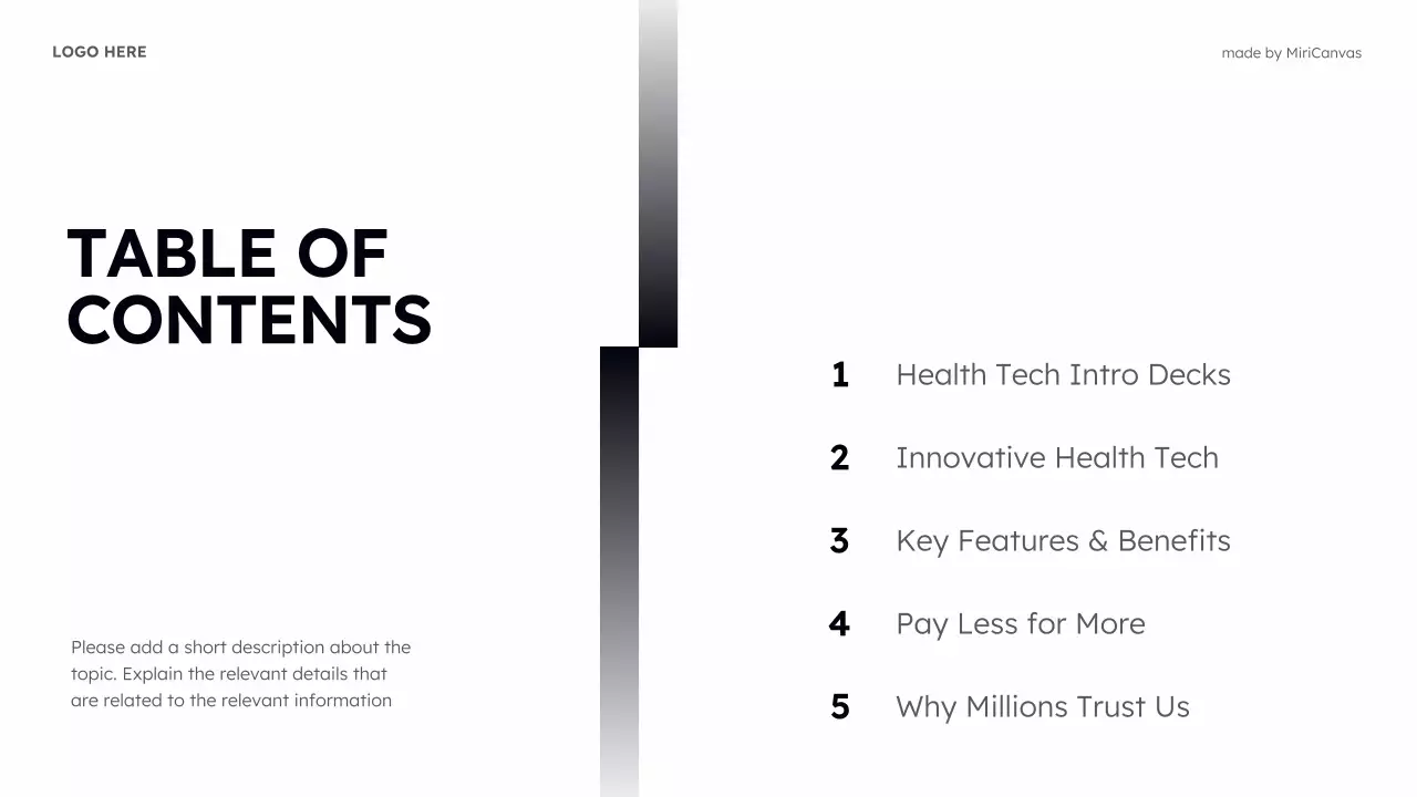 Black And White Simple Tech Presentation