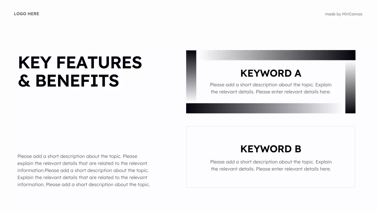 Black And White Simple Tech Presentation