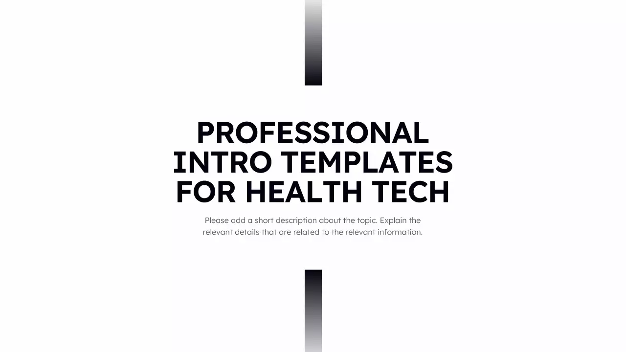 Black And White Simple Tech Presentation