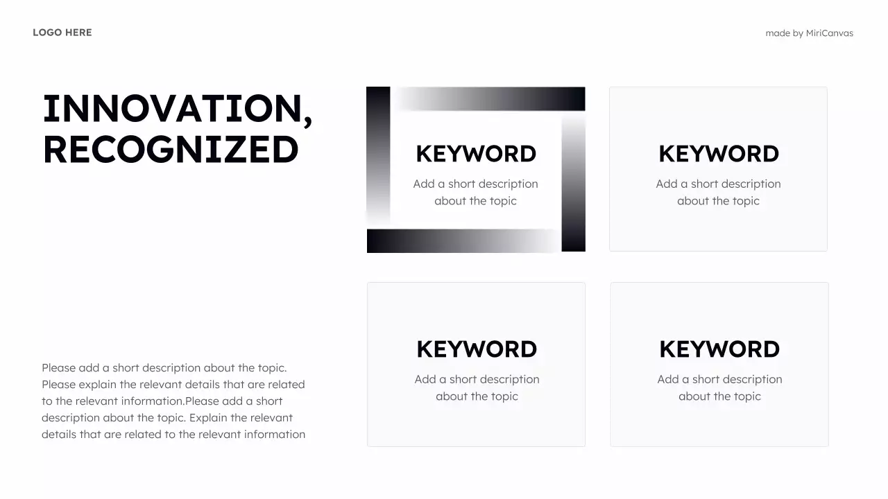 Black And White Simple Tech Presentation