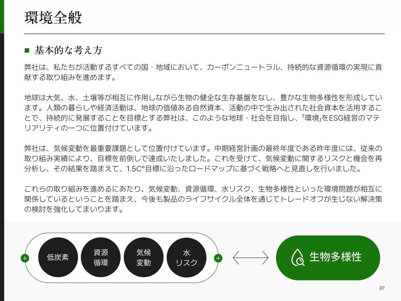 虹色 シンプル 持続可能 報告書 プレゼンテーション